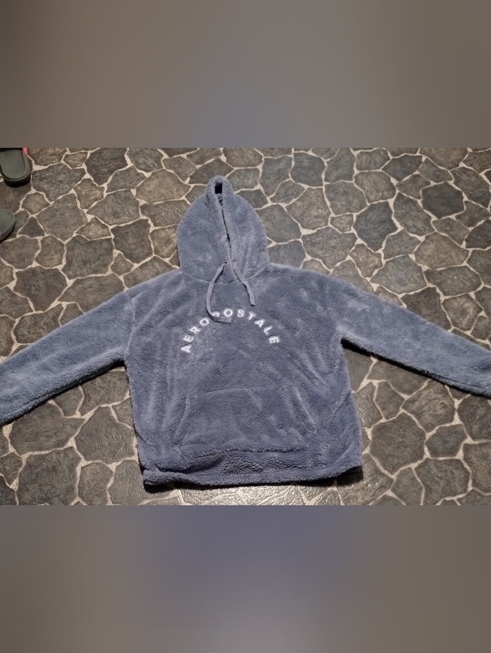 Aeropostale Sherpa fleece pullover hoodie Size XL